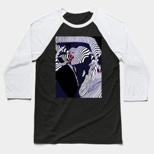 Negative Portrait Baseball T-Shirt